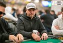 Thomas Quaade competes in the 2026 World Series of Poker Texas Hold’em No Limit $10,000 Main Event World Championships at Horseshoe Casino in Las Vegas, Nevada on July 5, 2026. Photo by Travis P. Ball.